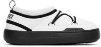 Moon Boot White & Black Park Icon Loafers