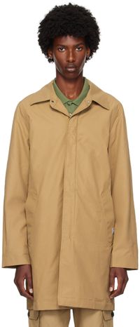 PS by Paul Smith Manteau brun clair à col classique