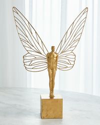 Winged Man Sculpture