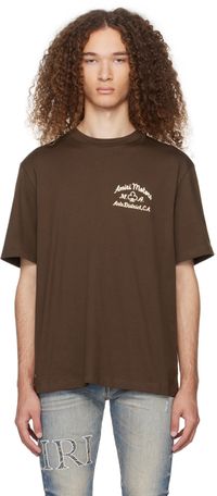 Amiri T-shirt Motors brun
