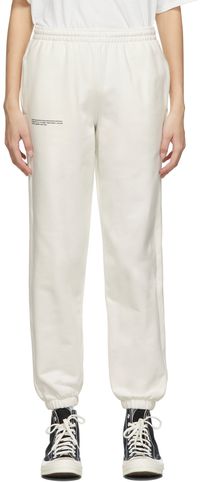 PANGAIA Pantalon de survêtement 365 blanc cassé en coton bio