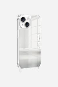 La Coque Francaise - Coque de téléphone miroir avec anneaux pour iphone 13 mini - Taille iPhone 13 Mini - Argent