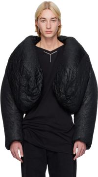 Y/Project Blouson matelassé écourté noir