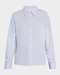Striped Punto Luce Button-Down Shirt
