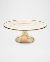 Rosy Check Small Pedestal Platter