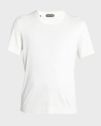 Men's Short-Sleeve Crewneck Sweater