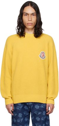 Moncler Genius Pull jaune - Moncler x Billionaire Boys Club
