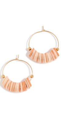 Maison Monik Louise Boucle D'Oreille Earrings Nude/Peach One Size