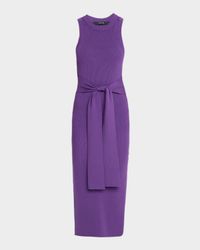 Piper Racerback Tie-Front Midi Dress