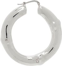 Jil Sander Silver Hoop Single Earring