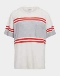 Engineered Stripe Big Boy Tee