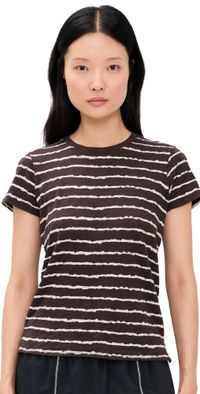 ATM Anthony Thomas Melillo School Boy Tee Dk Chocolt/Chalk XL