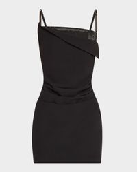 Crystal Crepe Mini Dress