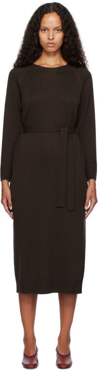 Max Mara Leisure Brown Scrivia Midi Dress