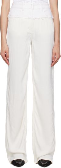 Givenchy White Oversized Jeans