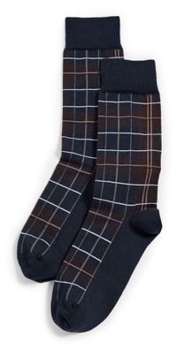 Barbour Barbour Blyth Socks Midnight Oak Tartan M