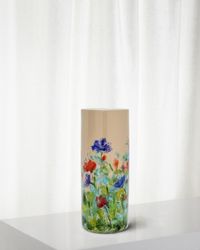 Floral Cylinder Vase
