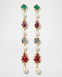 Byzantine Linear Earrings
