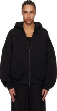 Fear of God Black 'Eternal' Fleece Full Zip Hoodie