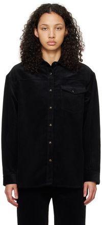 ANINE BING Black Simon Shirt