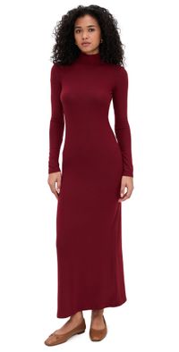 Leset Lauren Turtleneck Maxi Dress Pinot M