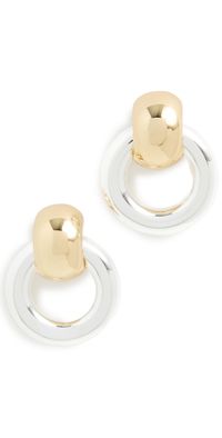 JENNY BIRD Mega Faye Knocker Earrings Two-Tone One Size