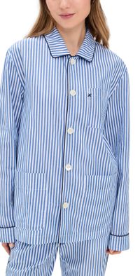 Alex Mill P'Jimmies Long Sleeve Top Blue Stripe L