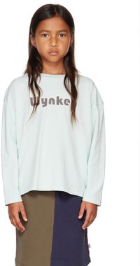 Wynken Kids Blue Logo Long Sleeve T-Shirt