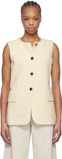 rag & bone Beige Bartlet Vest