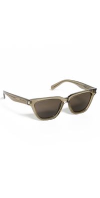 Saint Laurent 462 Sulpice Sunglasses Brown-Brown-Grey One Size