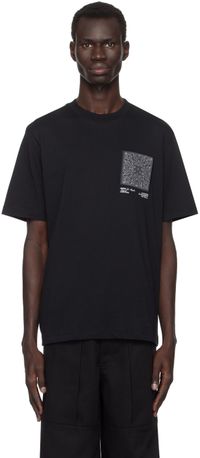 AMIRI Black MA Bandana Silk Appliqué T-shirt