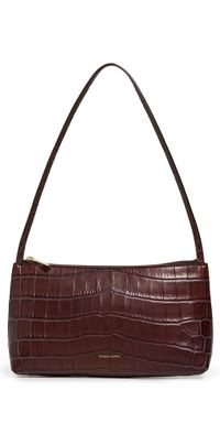 Mansur Gavriel Gaia Shoulder Bag Chocolate One Size
