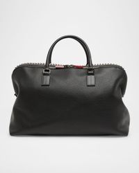 Men's Funky Leather Empire Spikes Weekender Bag