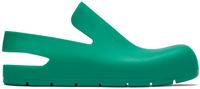 Bottega Veneta Green Puddle Loafers