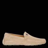 Eden Park - Mocassins en cuir velours - Taille 45 - Beige