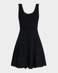 Orpheus Lace Combo Mini Dress