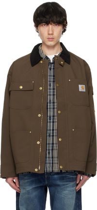Carhartt Work In Progress Blouson Clapton brun