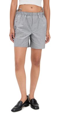 HOMMEGIRLS Side Tie Boxers Black Stripe M