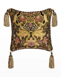 Gustone Floral Pillow, 20"Sq.