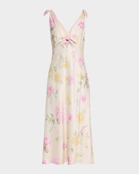 Perri Floral Scarf-Tie Maxi Dress