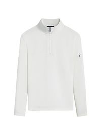Men's Quarter-Zip Long-Sleeve Sweater - Chalk - Size XXL