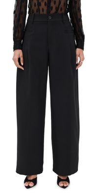 ALIGNE Genevieve Pleat Trousers Black 6