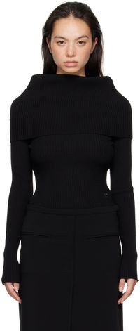 Courrèges Black Twist Sweater