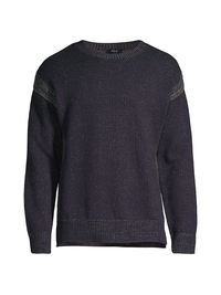 Men's Bryce Crewneck Relaxed-Fit Sweatshirt - Navy - Size XL
