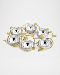 Botanical Leaf Seder Plate