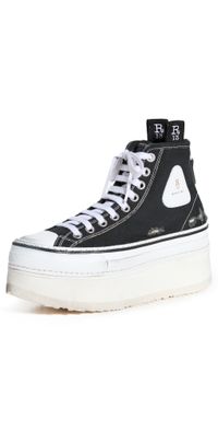 R13 Platform High Top Sneakers Black 40