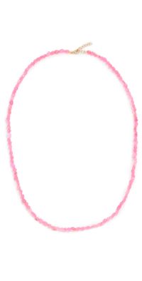 JIA JIA Pink Pebble Opal Necklace Pink One Size