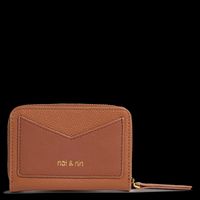 Nat & Nin - Porte monnaie en cuir - Taille Unique - Marron