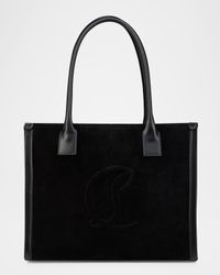 Men's By My Side Reversed Calf Leather Large Tote Bag