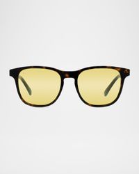 Men's VU40012IM Acetate Rectangle Sunglasses
